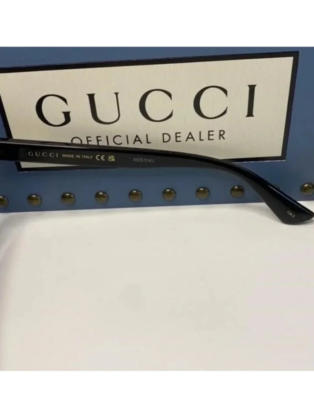 💯 - Authentic- New-GUCCI Grey /Black Browline Men's Sunglasses GG0748S 001 59 - Picture 10 of 15